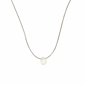 Moonstone Silk Necklace