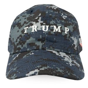 Blue Digital Camo Hat