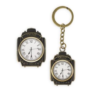 Clock Keychain & Magnet Set