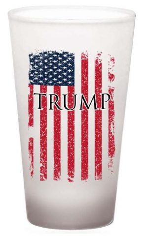 Distressed Flag Pint Glass