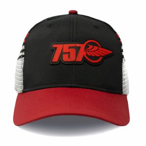 Red & Black Mesh Back Hat