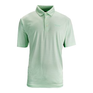 Performance Stripe Micro Pique Polo