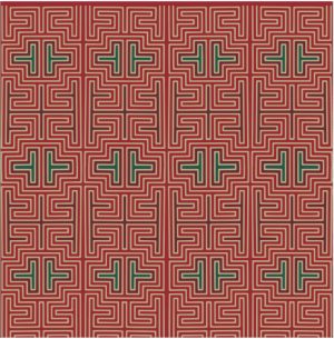 T Pattern Wrapping Paper