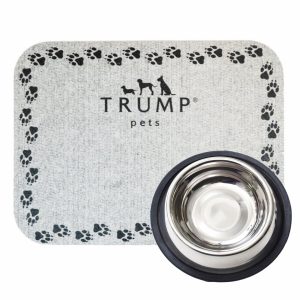 Trump Pets Bowl + Feeding Mat